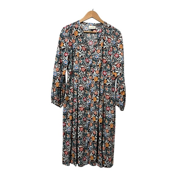 Universal Thread Floral Prairie Multicolor Maxi Dress Women's Size Medium - Picture 2 of 4